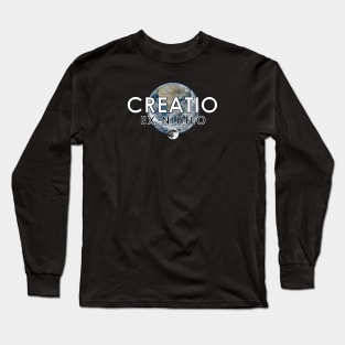 Creationist Latin Quote-Creatio Nihilo. Long Sleeve T-Shirt